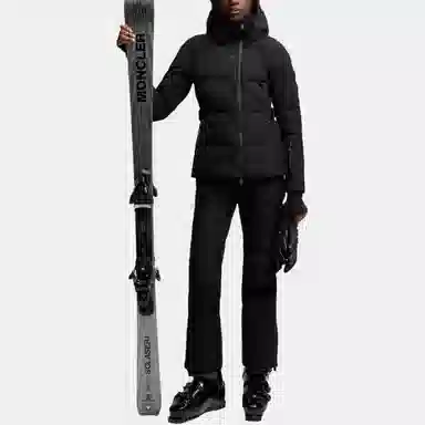 Moncler Guyane Hooded Down Ski Jacket