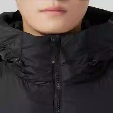 adidas Hooded Down Jacket Black