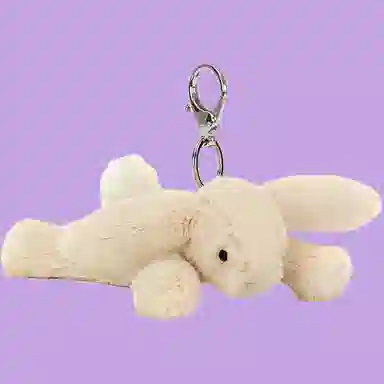 JELLYCAT Smudge Rabbit Bag Charm 7cm