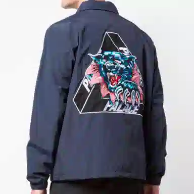 Palace Logo Jacket Navy