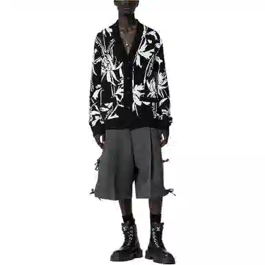 Louis Vuitton SS23 Jacquard Knit Sweater Black