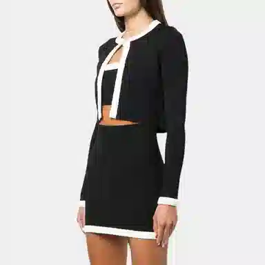 Alexander Wang SS22 Logo Cardigan