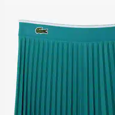 Lacoste Pleated Skirt Tidal Blue