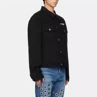 WE11DONE Denim Jacket Black