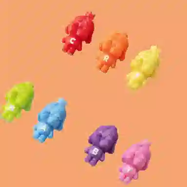 POP MART Crybaby Mini Rainbow Series Set