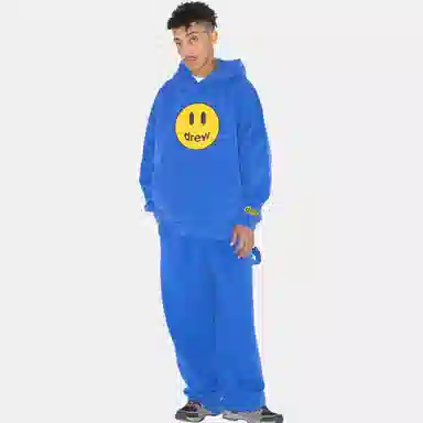 Drew House SS23 Mascot Oversized Hoodie - Mascot Royal Blue