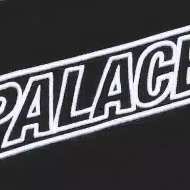 PALACE Outliner Mit Desigher Crew Black