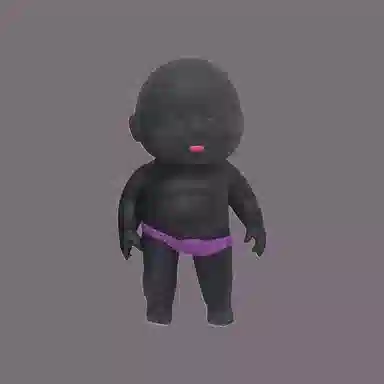 馨枕居 黑娃搞笑解压 放松益智 有趣 捏捏乐按按乐