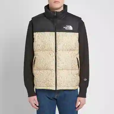The North Face 1996 Retro Nuptse Vest White Sherpa