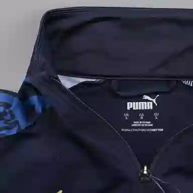 Puma Italy Football Training Jacket Navy
