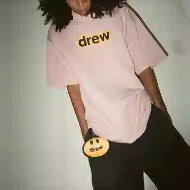 Drew House Secret SS Tee - Dusty Rose LogoT