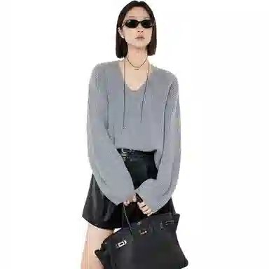 美洋 羊绒羊毛元宝针毛衣 女款