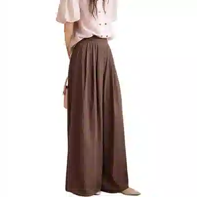 谜秀 百搭气质简约优雅宽松休闲裤 女款