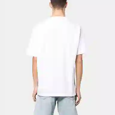 Stone Island SS23 Letter Logo Crewneck Tee White