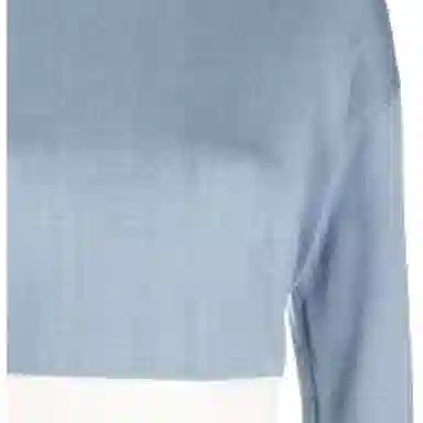 MM6 Maison Margiela FW21 Contrast Hem Wool Sweater Blue