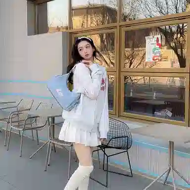 Lee Cloud Dumpling Bag Light Blue Pink