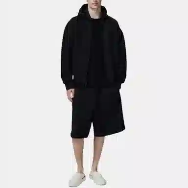 Fear of God Essentials SS25 Classic Fit Hoodie Jet Black