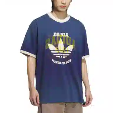 adidas originals RETROWASHED SS25 RINGER T-SHIRT T