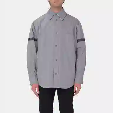 Thom Browne SS24 Grey Striped Shirt