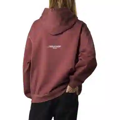 Vision of Super Flame Logo Hoodie Red