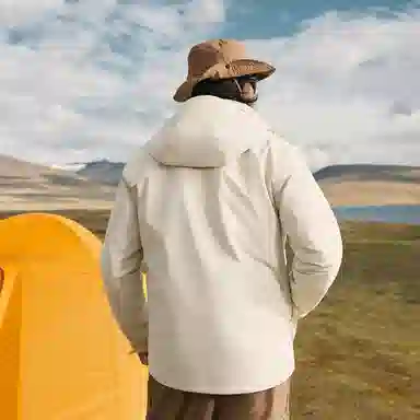 探路者 明星同款 防风防水保暖登山服 可拆卸内胆 三合一冲锋衣 冬季外套 男女同款