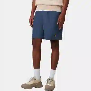 Carhartt WIP Chase Swim Trunks Dark Blue