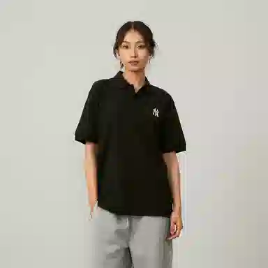 MLB Basic Logo Polo Shirt Black