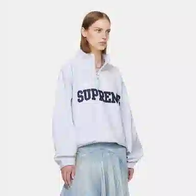 Supreme FW24 WEEK8 Collegiate Half Zip Pullover logo