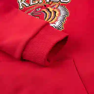 KENZO SS24 Logo Hoodie Cherry Red