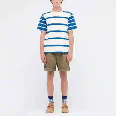 UNIQLO x JW Anderson Striped Crewneck Tee Off White
