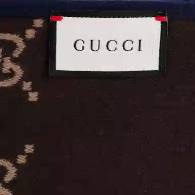 Gucci Logo Wool Scarf