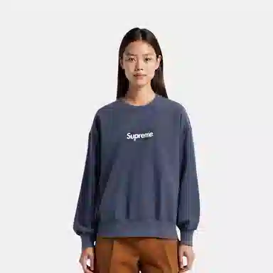 Supreme SS25 Washed Box Logo Crewneck