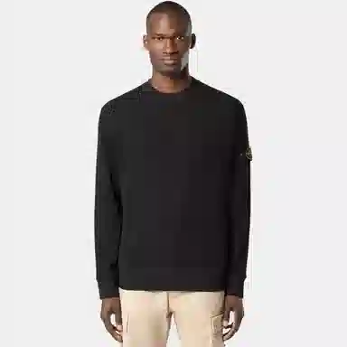 Stone Island Long Sleeve Crewneck Sweatshirt Black