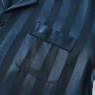 欧迪芬 舒适透气长袖亲肤凉感长裤睡衣套装 男款