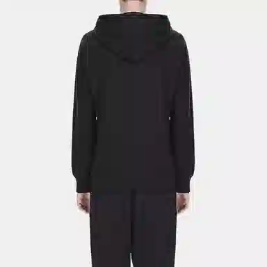 Y-3 YOHJI Logo Hoodie Black