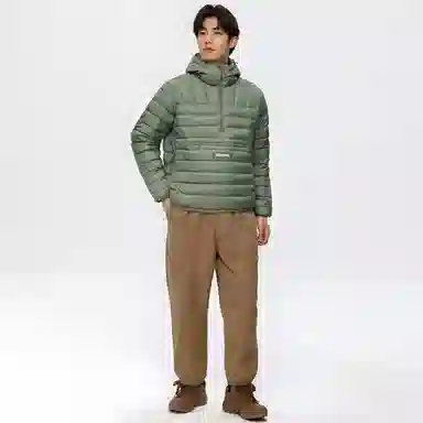 Supreme Micro Down Half Zip Hooded Pullover