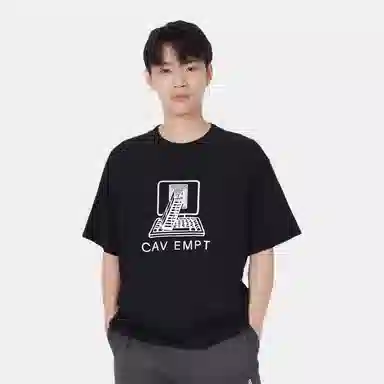 Cav Empt SS22 Logo Print T-Shirt Black