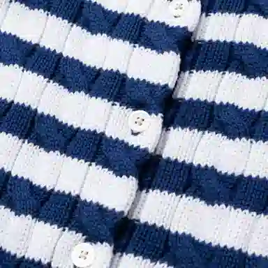 Polo Ralph Lauren Slim Fit Striped Knit Tee Blue