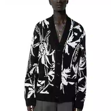 Louis Vuitton SS23 Jacquard Knit Sweater Black