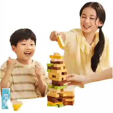 麦当劳 叠叠乐 叠叠霸 叠叠薯 积木 玩具