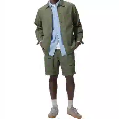 UNIQLO Loose Pocket Shorts Olive Green