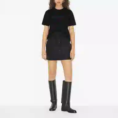 Burberry Logo Print T-Shirt Black