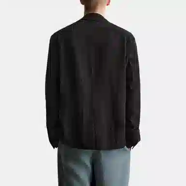 ZARA Pleated Jacquard Blazer