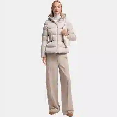 Moncler Avoce Hooded Short Down Jacket