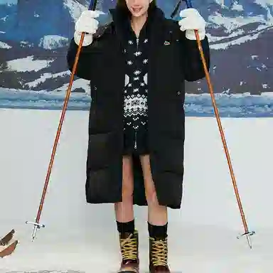 Kirsh FW22 Cherry Logo Hooded Coat