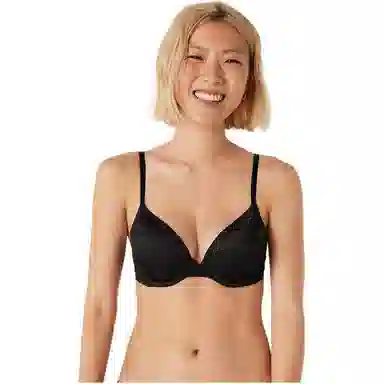 Victoria's Secret PINK Wear Everywhere Push-Up Bra Black