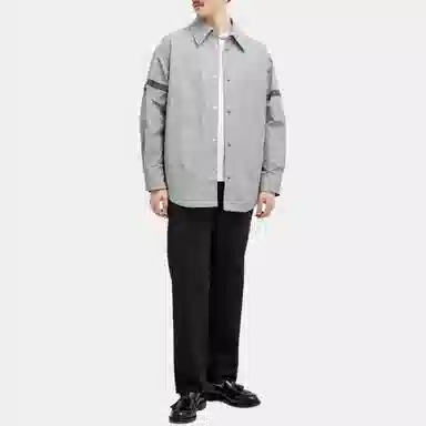Thom Browne SS24 Grey Striped Shirt