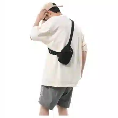 醇龙 休闲轻便简约 牛津纺 胸包 常规 男女同款情侣款 黑/白/蓝/粉/绿