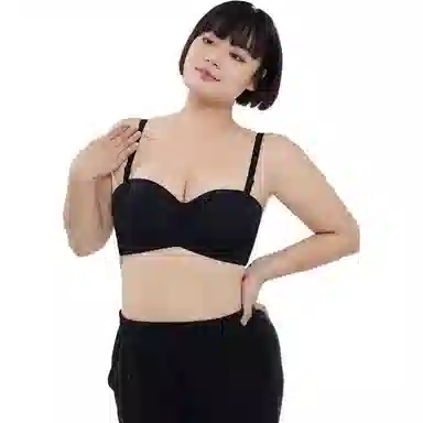 欧迪芬 纯色无痕简约舒适聚拢文胸 女款