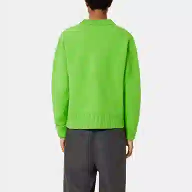 AMIPARIS V-Neck Cardigan Green